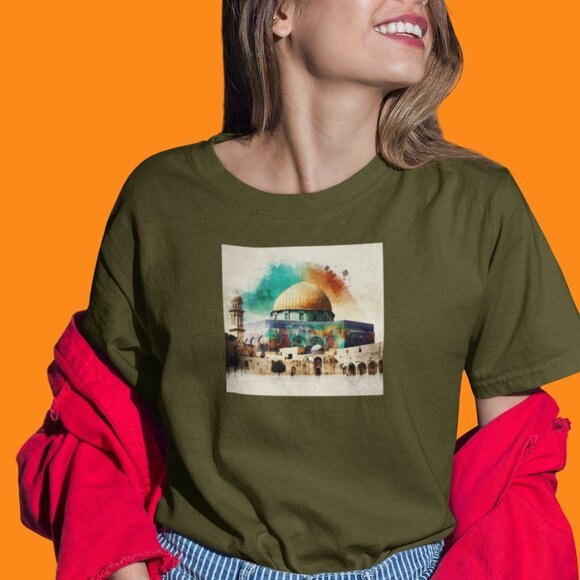 Multi color Ramadan Kareem Mosque Islamic Shirt | Ramadan Kareem T-shirt - Picture 4 of 10